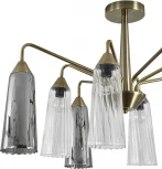 Потолочная люстра на штанге (13028/8R Brass) Indigo Campana V000510 (220V)