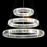 Подвесной светильник Citilux Чезаре CL338381 (регулировка яркости, LED, 220V, хрусталь, пульт управления, на тросе)