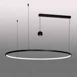 Подвесной светодиодный линейный светильник в виде солнечной системы Lussole Dade LSP-7248 (220V, на тросе, шар, кольцо, солнечная система)