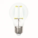 Лампочка светодиодная шар прозрачная E27 10W 4000K Uniel LED-A60-10W/NW/E27/CL PLS02WH