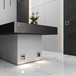 Рамка на 1 пост (дымчатый, стекло soft-touch) Werkel W0013117 (a067413)