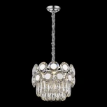 Подвесная люстра Wertmark Claudia WE134.05.103 (220V, хрусталь, на цепи, круглые)