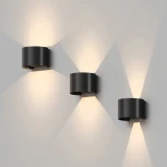 Настенный уличный светильник светодиодный Denkirs Malbec DK9771-BK (220V, IP54)