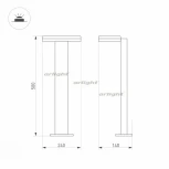 Наземный светильник Arlight LGD-TENT-BOLL 029969 (LED, 220V, IP65)