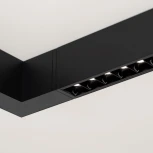 Линейный настенно-потолочный светильник LED CLIP-38-LASER-S330-12W Day4000 (BK, 36 deg, 24V) (Arlight, IP40 Металл) 029007