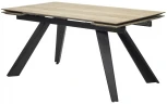 Стол Мейсон 160 Дуб Галифакс / черный М-City