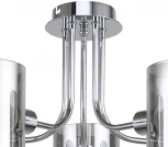 Потолочная люстра на штанге Escada Intense 683/5P (220V, хрусталь, круглые)