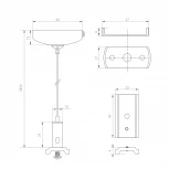 Подвес MAG-HANG-ORIENT-L2000 (WH-SL) (Arlight, Металл) 036050