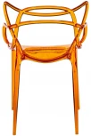 Стул Masters прозрачный оранжевый Bradex Home FR 0866