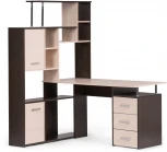 Компьютерный стол Woodville КС-15 венге / дуб молочный левый 295293