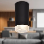 Точечный светильник ЭРА OL40 BK/CL