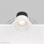 Встраиваемый светильник Zoom 3000K 1x6Вт 60° IP 65 LED Maytoni Technical DL034-01-06W3K-W (220V, круглые)