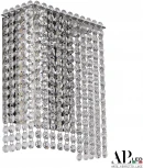 Бра светодиодное APL LED Sicilia SH500.B1.20-27.A.Ni.4000 (220V, хрусталь)