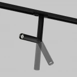 Трековый светильник однофазный 220V 6W Maytoni Focus T TR142-1-6W4K-B (LED, круглые)