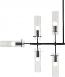 Потолочная люстра на штанге (11053/12R Black) Indigo Saetta V000566 (220V)