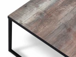 Стол журнальный Plank ОГОГО 803489 (черный, бежевый, серый)