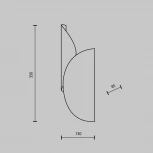 Настенный светильник Maytoni Organic MOD225WL-02B1 (220V)