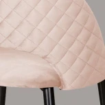 Стул Max ромб, бархат светло-бежевый 2 Top Concept custom 78024