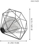 Интерьерная настольная лампа Eglo Vernham 43484