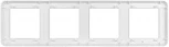 Рамка пластиковая FRM-VERSA-PL-4-WH (Arlight) 045187