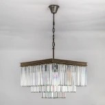 Подвесная люстра ярусная каскадная Citilux Мартин CL332231 (220V, хрусталь, на цепи)