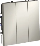 Выключатель трехклавишный (кашемир) Voltum S70 VLS030103