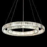 Подвесной светильник Citilux Чезаре CL338281 (регулировка яркости, LED, 220V, хрусталь, на проводе, кольцо)