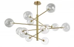 Потолочная люстра Crystal Lux Marzo SP12 BRONZE/TRANSPARENTE