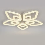 Потолочная люстра светодиодная с таймером Escada Sedna 10280/5LED 84Вт, с ПДУ, металл/акрил, белый (220V)