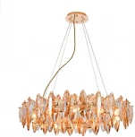 Подвесная люстра хрустальная Favourite Glans 4719-12P (220V, на тросе)