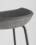 Стул барный Stool Group Beetle Lite PU серый УТ000001230
