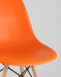 Стул Stool Group Eames DSW оранжевый x4 УТ000005349