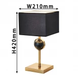 Интерьерная настольная лампа Favourite Diva 2822-1T (220V, куб)