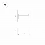 Встраиваемый точечный светильник Arlight LTD-TRAIL 029963 (LED, 220V, IP65)