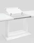 Стол обеденный Stool Group Орлеан раскладной 160-215*90 глянцевый белый УТ000003494