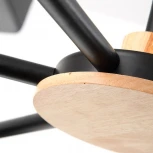 Люстра на штанге Geometric Ch 5 Черная ImperiumLoft Geometric-Ch01 (186749-26) (LED, 220V)