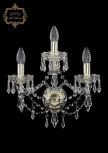 Бра Art Classic 10.23 10.23.2+1.141.Gd.Dr (220V, хрусталь, подвески, подсвечник, свеча)