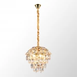 Подвесной светильник Lussole Presidio LSP-6013 (220V, хрусталь, на цепи)