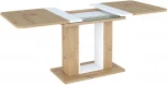 Стол обеденный TWINS, Дуб Артисан/Белый Dikline 00-00060027