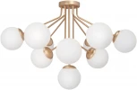 Потолочная люстра на штанге Vitaluce V42870-8/10PL, 10xE14 макс. 40Вт V42870-8/10PL (220V, шарики)