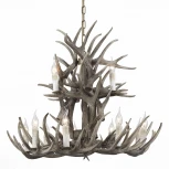 Подвесная люстра ST Luce Corna SL154.703.12 (220V, на цепи, подсвечник, свеча, рога)