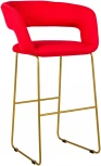 Стул полубарное R-Home Hugs Красн/Link Золото