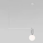 Подвесной светильник Riche 70143/1 белый Eurosvet (220V, на тросе, шарики)