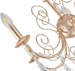 Подвесная люстра Arte Milano AM345620 345620/5 FGD (220V, подвески, на цепи, подсвечник, свеча)