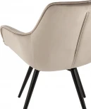 Стул вращающийся Сеул велюр серо-бежевый УТ000035943