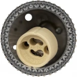 Точечный светильник ЭРА OL40 BK/CL