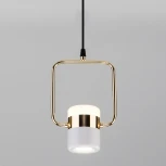Подвесной светильник Eurosvet Oskar 50165/1 LED золото/белый