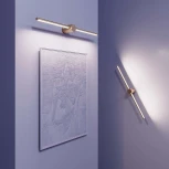 Настенный светильник LED SP-PICASO-M-TURN-L700-12W Warm3000 (GD, 100 deg, 230V) (Arlight, IP20 Металл, 3 года) 036501