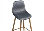 Барный стул capri dark gray / wood
