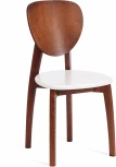 Обеденный стул Tetchair DIAMANTE (Бук/Коричневый,Белый)